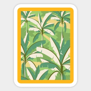 Banana trees Sticker